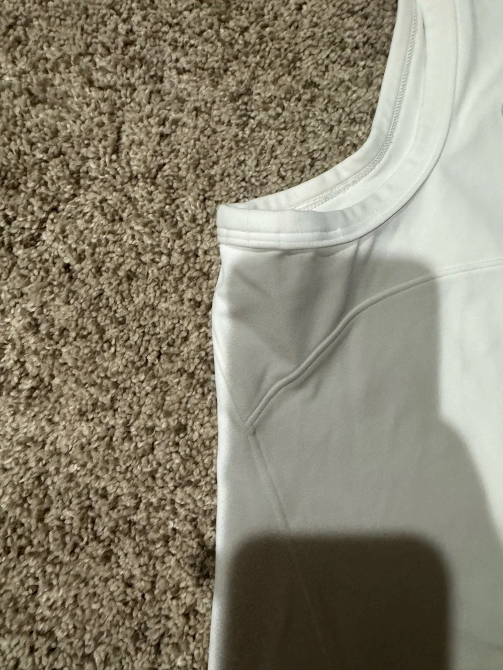 lululemon athletica White Racerback Athletic Tank